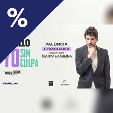 Cartel de Leo Maiello "YO, sin culpa" - Valencia - Otros en Teatro Carolina