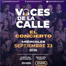 Cartel de Voces de la calle Concierto - Conciertos en  Sala Galileo Galilei