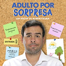 Cartel de Adulto por sorpresa - Madrid - Monólogos en Teatro Arlequín Gran Vía
