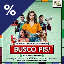 Cartel de Busco pis! - Comedia en Teatre Apolo Barcelona