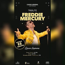 Cartel de Tributo a Freddie Mercury - Casino Admiral San Roque - Pop en Casino Admiral San Roque