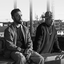 Cartel de Sharif & Rapsusklei - El Breve Huracán - Hip-hop & Funk en Aguere Cultural