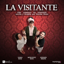 Cartel de La visitante - Madrid - Teatro en Teatro Lara - Sala Lola Membrives
