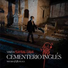 Cartel de Visita nocturna al Cementerio Inglés - Málaga - Cultura en Cementerio Inglés de Málaga