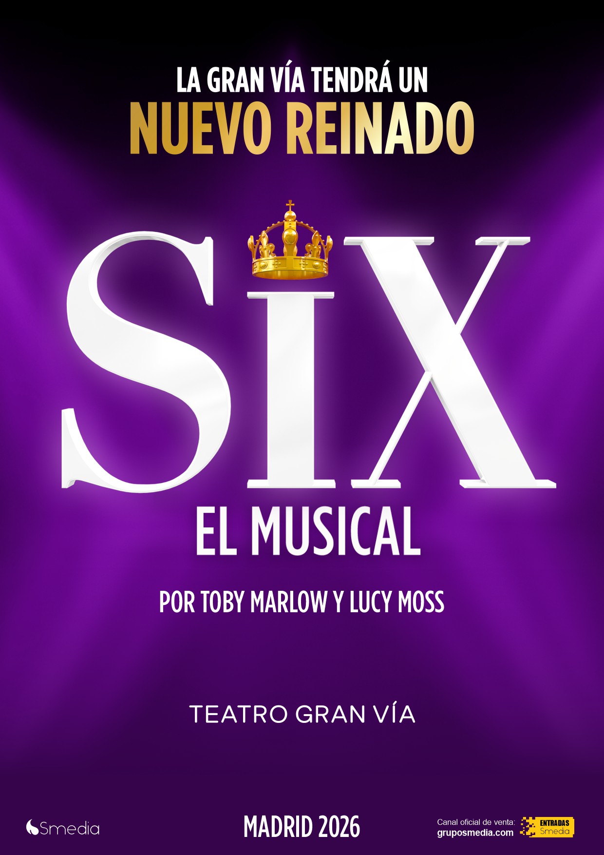 Cartel de SIX El Musical - Musical en Teatro Gran Vía