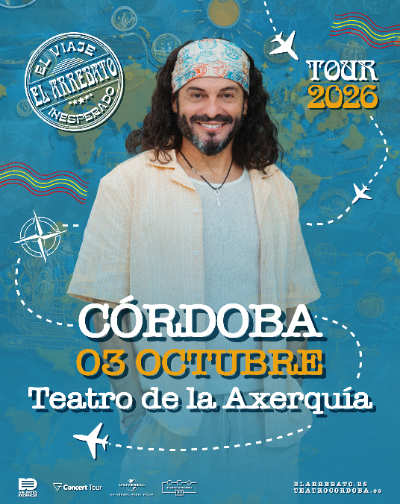 Cartel de El Arrebato - El Viaje Inesperado - Pop en TEATRO AXERQUIA - CÓRDOBA