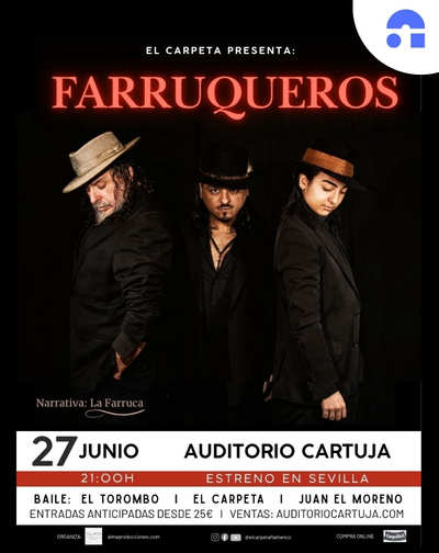 Cartel de Farruqueros - Flamenco en Auditorio Cartuja