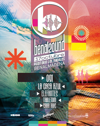 Cartel de Benalsound - Pop en Recinto Ferial Los Nadales