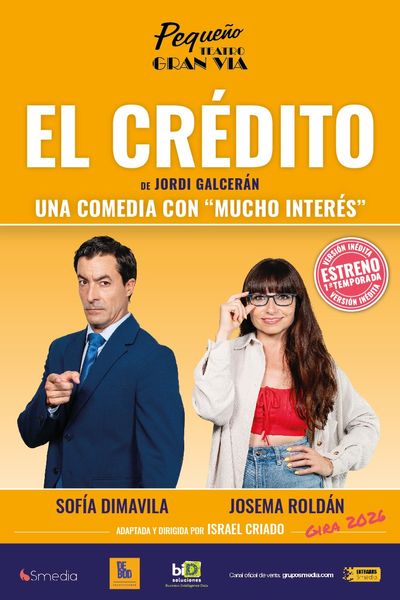 Cartel de El Crédito - Madrid - Comedia en Pequeño Teatro Gran Vía