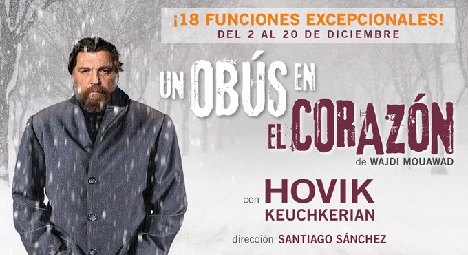 Cartel de Un Obus en el corazón - Madrid - Teatro en Teatro Infanta Isabel