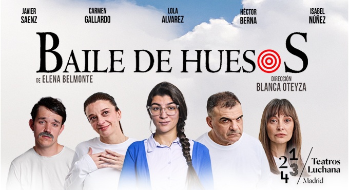 Cartel de Baile de Huesos - Madrid - Comedia en Teatros Luchana