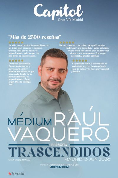 Cartel de Trascendidos - Raúl Vaquero - Madrid - Teatro en Capitol Gran Vía Madrid