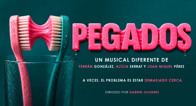 Cartel de Pegados - Un Musical Diferente - Madrid - Musical en Gran Teatro Pavón