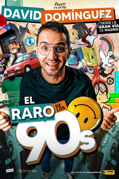 Cartel de El Raro De Los 90 - Madrid - Monólogos en Pequeño Teatro Gran Vía