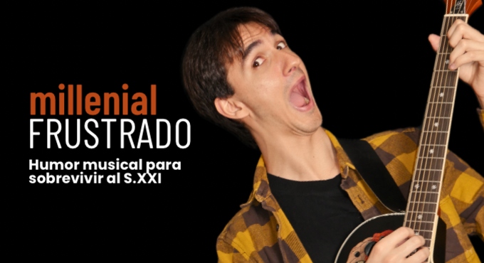 Cartel de Millenial Frustrado - Monólogos en La Sala by Lastcrit Comedy Club