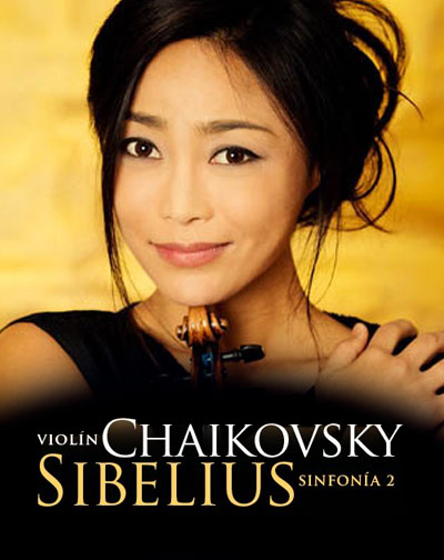 Cartel de Concierto para Violín de Tchaikovsky - Clásica en Auditorio Nacional de Madrid
