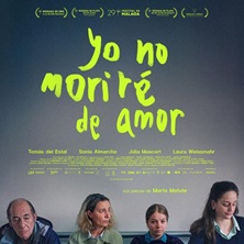 Cartel de Yo no moriré de amor – Cine con presentación y debate - Proyecciones en Centro Comarcal de Humanidades Sierra Norte