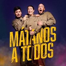 Cartel de Mátanos a todos - Oniria Teatro - Comedia en Centro Comarcal de Humanidades Sierra Norte