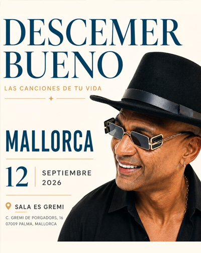 Cartel de Descemer Bueno En Concierto - Pop en SALA ESGREMI