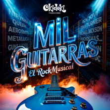 Cartel de Mil Guitarras - Musicales en Espacio Alma