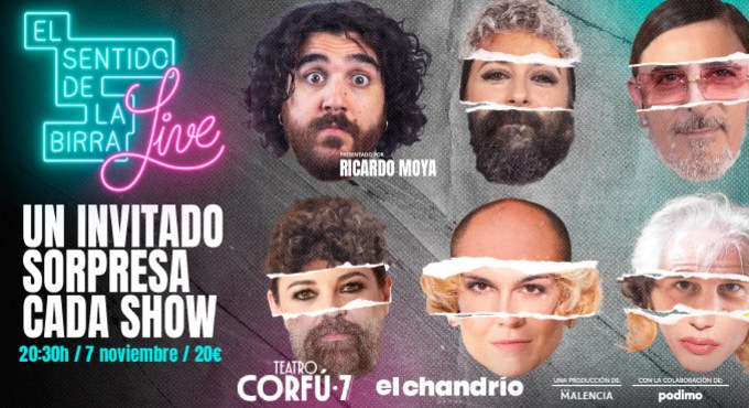 Cartel de El Sentido de la Birra - Alicante - Comedia en Teatro Corfú 7