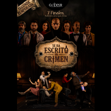 Cartel de Se ha escrito un crimen - Espacio Alma - Comedia en Espacio Alma