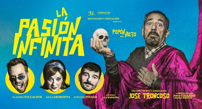Cartel de La Pasión Infinita - Drama en Teatro Bellas Artes