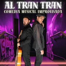 Cartel de Al Tran Tran - Comedia en Collage Burlesque