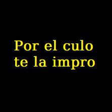 Cartel de Por el culo te la impro - Comedia en Collage Burlesque