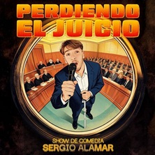 Cartel de Perdiendo el juicio - Show de comedia - Barcelona - Monólogos en Secret Comedy Club