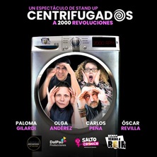 Cartel de Centrifugados: a 2000 revoluciones! - Monólogos en Espacio Broadway