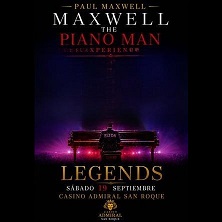Cartel de The Piano Man Experience - Legends - Pop en Casino Admiral San Roque