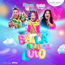 Cartel de Los Meñiques de la Casa y Saritah Bebé: Baila a lo loco - Tour - Barcelona - Infantil en Teatre Apolo Barcelona