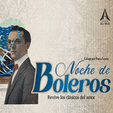 Cartel de Noche de Boleros - Conciertos en Espacio Alma