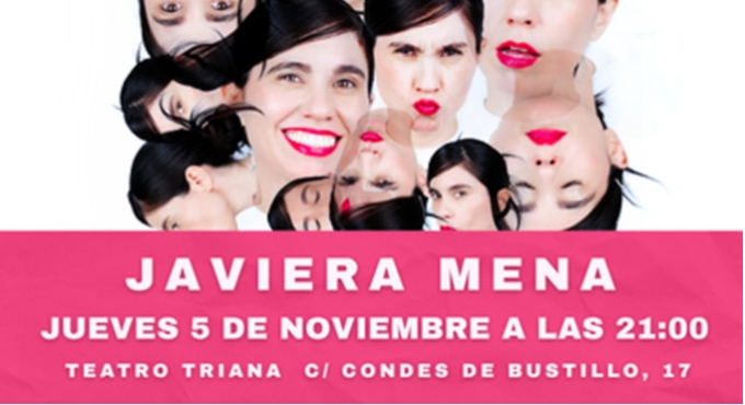 Cartel de Javiera Mena - Esquemas Juveniles - Pop en Teatro Triana