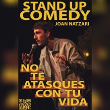 Cartel de No te atasques con tu vida - Monólogos en Teatro de las Aguas