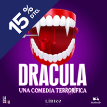 Cartel de Drácula, una comedia terrorífica - Madrid - Comedia en Rooftop Lírico del Teatro Calderón