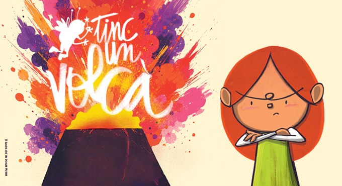 Cartel de TINC UN VOLCÀ - Infantil en Teatre Romea