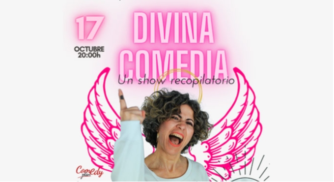Cartel de Divina Comedia - Comedia en Teatro Triana