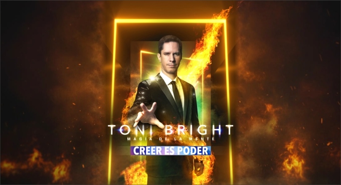 Cartel de Toni Bright, Magia de la Mente - Madrid - Magia en Teatro Bellas Artes