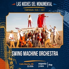 Cartel de Swing Machine Orchestra - Teatro Monumental - Jazz en Teatro Monumental