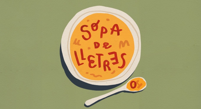 Cartel de Sopa de Lletres - Infantil en Teatre Romea