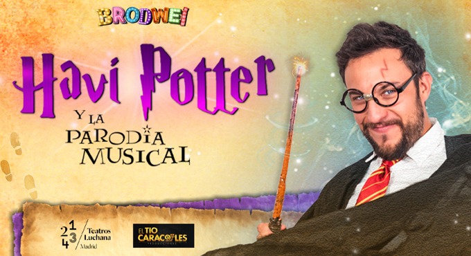 Cartel de Havi Potter y la Parodia Musical - Madrid - Musical en Teatros Luchana