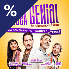 Cartel de Una idea genial - Barcelona - Comedia en Teatre Goya