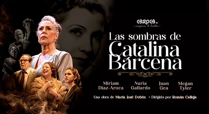 Cartel de Las Sombras de Catalina Bárcena - Teatro en Teatro Infanta Isabel