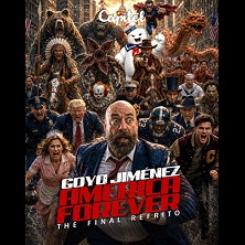 Cartel de Goyo Jiménez - America Forever - Madrid - Monólogos en Capitol Gran Vía Madrid