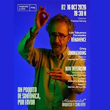 Cartel de Concierto sinfónico B/2 (Viernes) - Clásica en Teatro Monumental