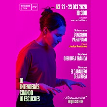 Cartel de Concierto sinfónico A/3 (Jueves) - Clásica en Teatro Monumental