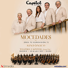 Cartel de Mocedades Sinfónico - Eres tú - Pop en Capitol Gran Vía Madrid