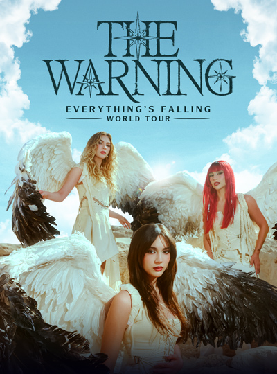 Cartel de The Warning: Everything's Falling World Tour - Barcelona - Rock en Palau Sant Jordi